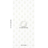 Schumacher Kerala Paisley Ii Leaf Wallpaper