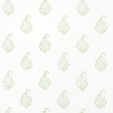 Schumacher Kerala Paisley Ii Leaf Wallpaper
