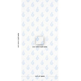 Schumacher Kerala Paisley Ii Blue Wallpaper