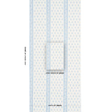 Schumacher Katsura Stripe Ii Chambray Wallpaper