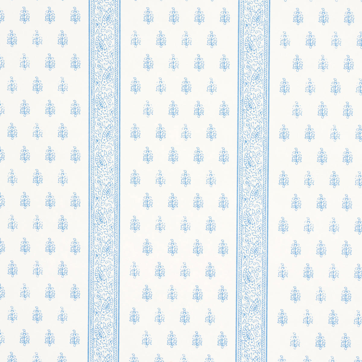 Schumacher Katsura Stripe Ii Chambray Wallpaper