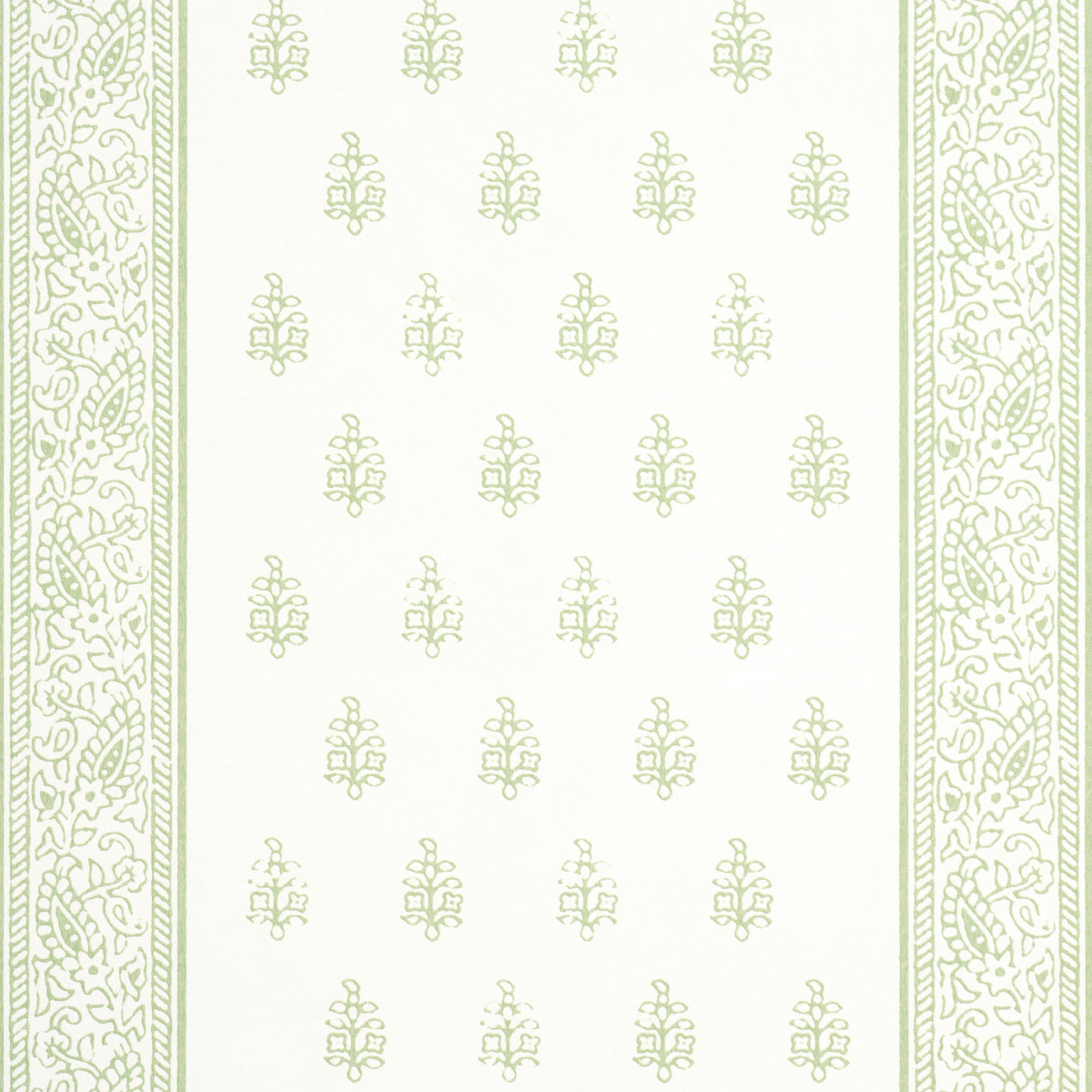 Schumacher Katsura Stripe Ii Leaf Wallpaper