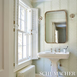 Schumacher Katsura Stripe Ii Leaf Wallpaper