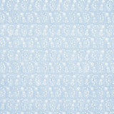 Schumacher Arita Block Print Cornflower Wallpaper