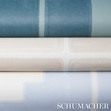 Schumacher Palindrome Teal Wallpaper - Eade's Wallpaper
