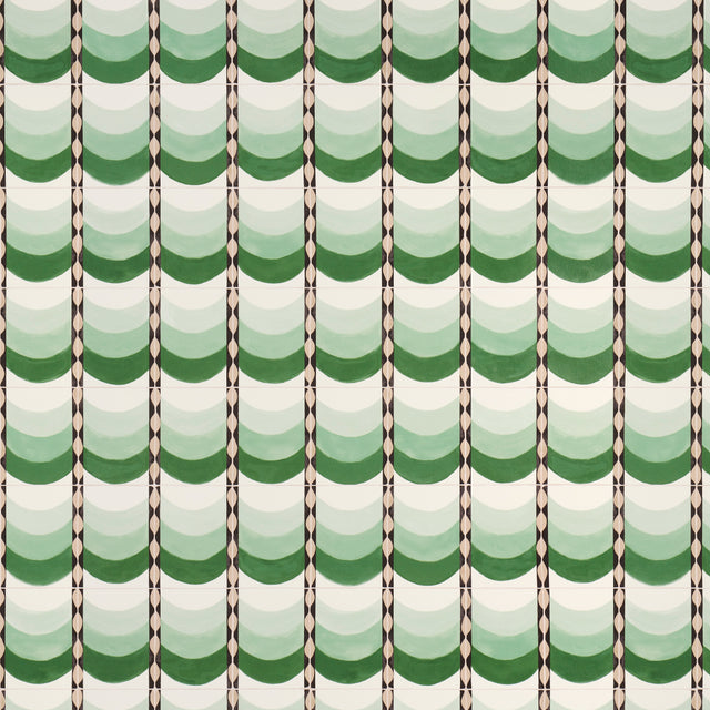 Schumacher Sintra Green Wallpaper - Eade's Wallpaper