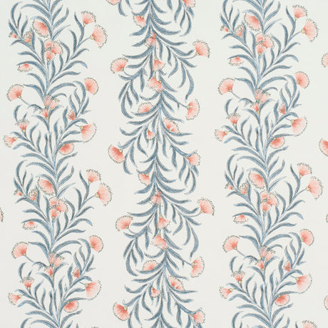Schumacher Tasmanian Mimosa Pink & Grey Wallpaper - Eade's Wallpaper