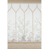 Schumacher Victoria Panel Set Stone Wallpaper