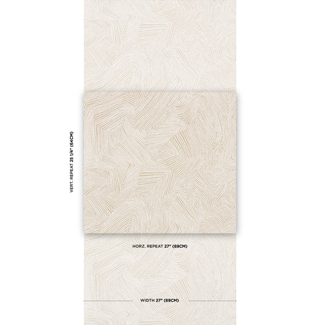 Schumacher Labyrinth Grand Dune Wallpaper - Eade's Wallpaper