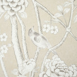 Schumacher Chinois Palais Panel Stone Wallpaper