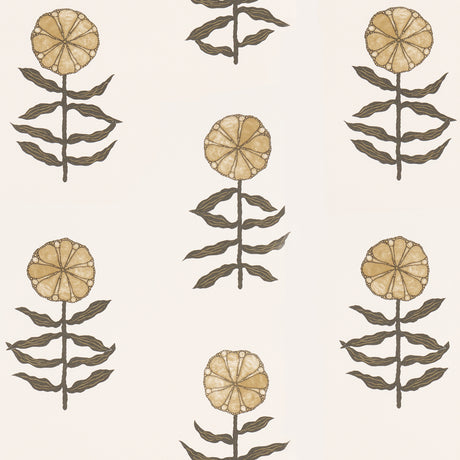 Schumacher Pretty Petals Neutral Wallpaper - Eade's Wallpaper