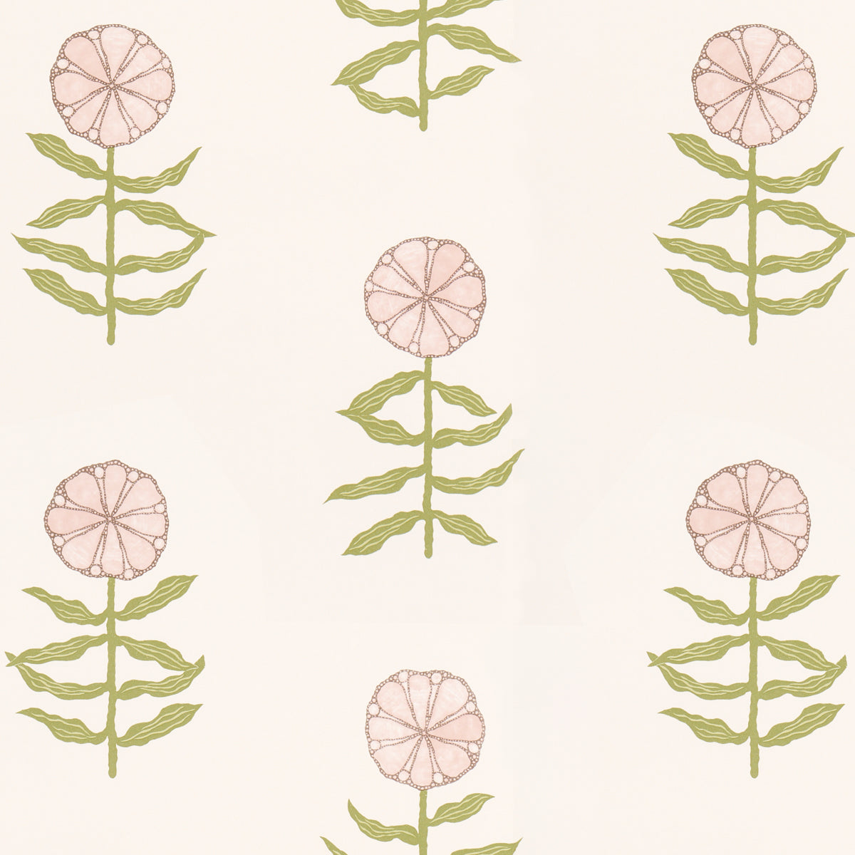 Schumacher Pretty Petals Blush Wallpaper