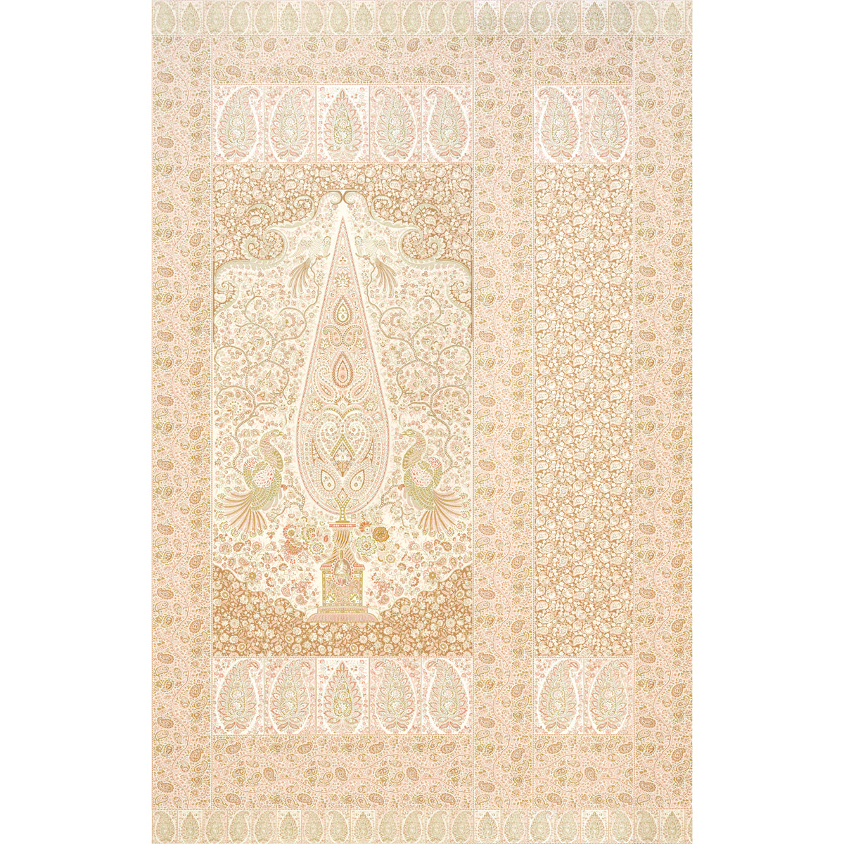 Schumacher Colmery Paisley Panel Set Pétale Wallpaper