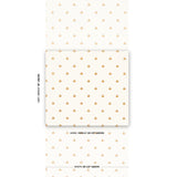 Schumacher Hubert'S Bees White & Gold Wallpaper