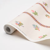Schumacher Les Fleurs Exotiques Antique Rose Wallpaper - Eade's Wallpaper
