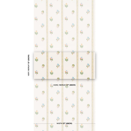 Schumacher Les Fleurs Exotiques Citron Wallpaper - Eade's Wallpaper