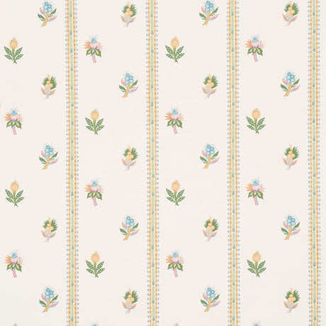 Schumacher Les Fleurs Exotiques Citron Wallpaper - Eade's Wallpaper