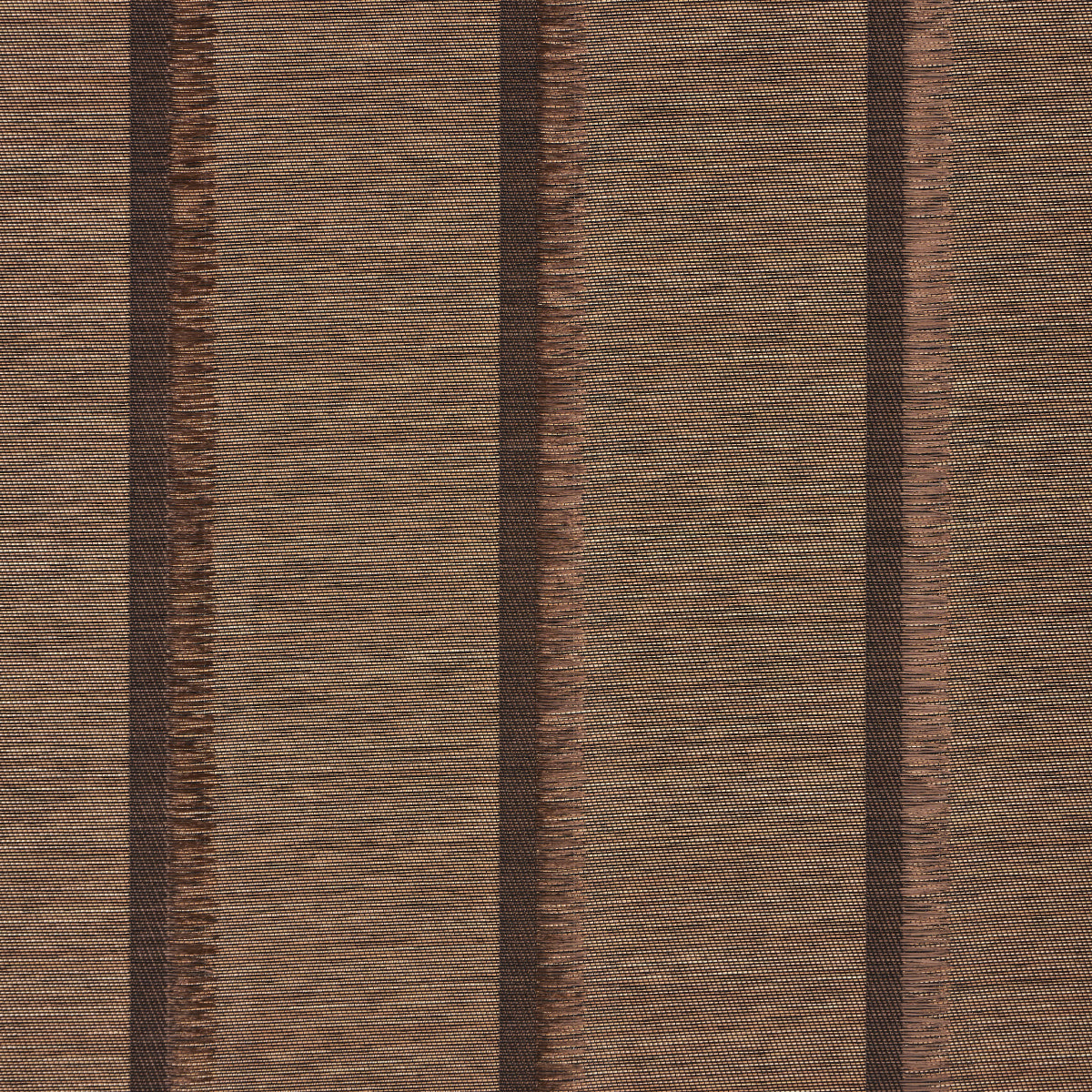 Schumacher Axel Fringe Wallcovering Brown/Copper Wallpaper