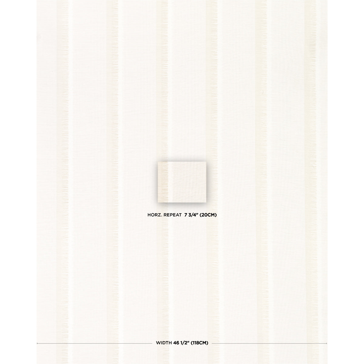 Schumacher Axel Fringe Wallcovering Parchment Wallpaper