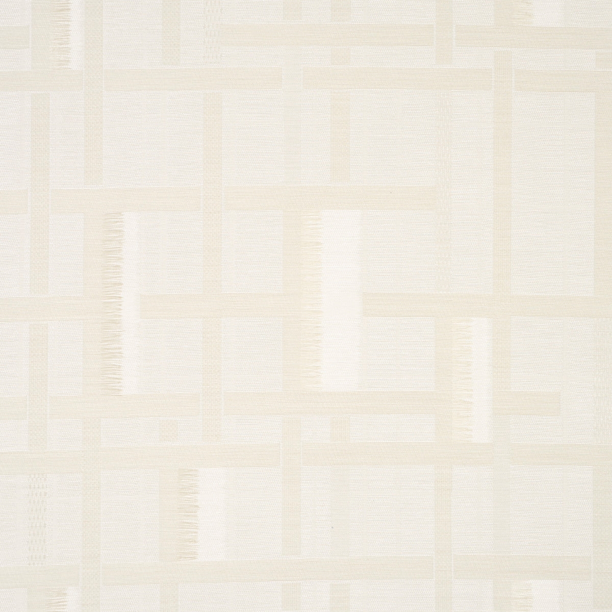 Schumacher Axel Plaid Wallcovering Parchment Wallpaper