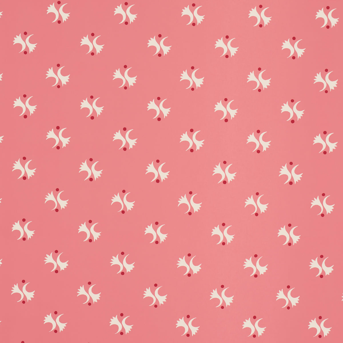 Schumacher Lavigne Rouge Wallpaper - Eade's Wallpaper