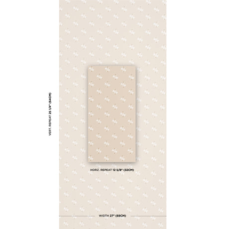 Schumacher Lavigne Natural Wallpaper - Eade's Wallpaper