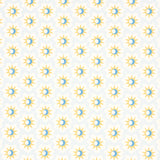 Schumacher Lucie Yellow & Sky Wallpaper - Eade's Wallpaper