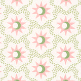 Schumacher Lucie Pink & Green Wallpaper - Eade's Wallpaper