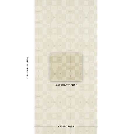 Schumacher Periscope Sisal Neutral Wallpaper - Eade's Wallpaper