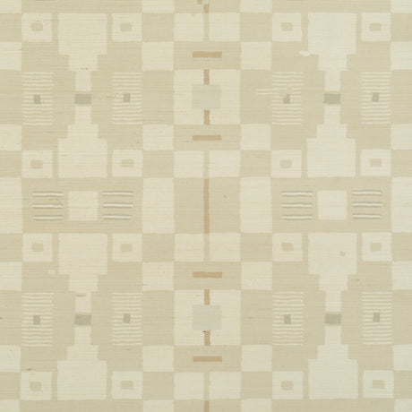 Schumacher Periscope Sisal Neutral Wallpaper - Eade's Wallpaper