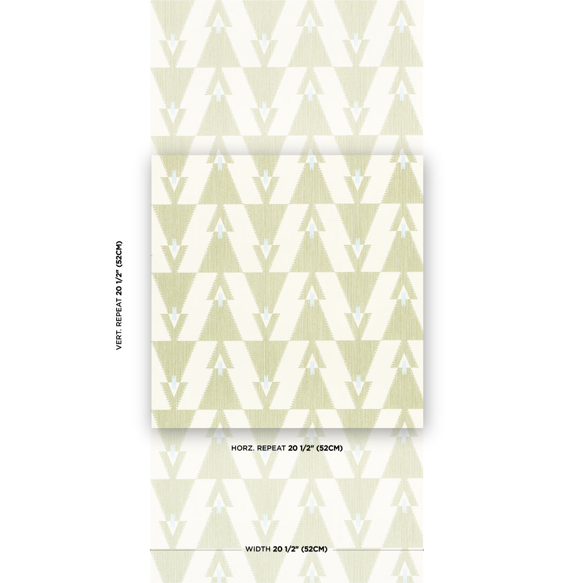 Schumacher Kalido Pistachio Wallpaper