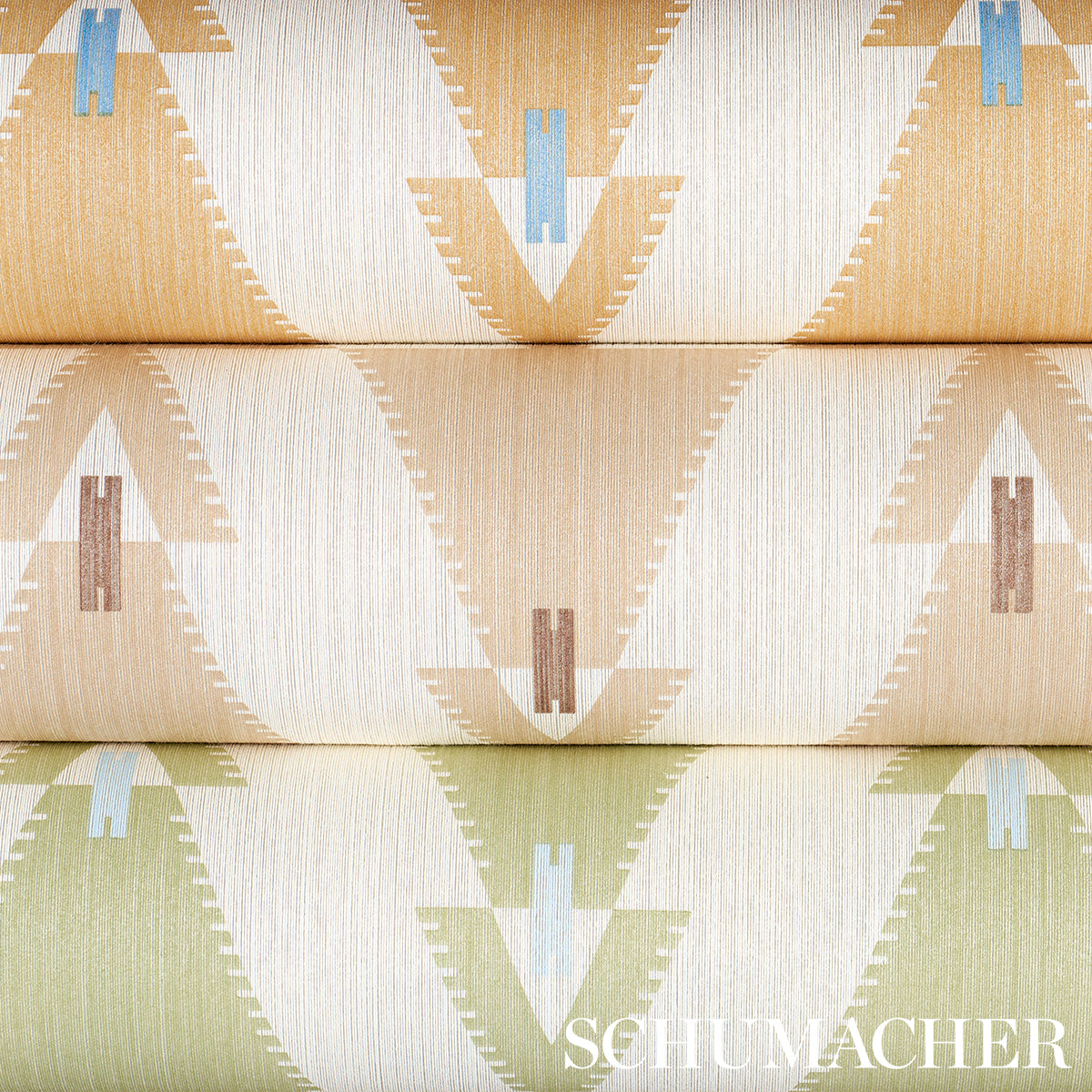 Schumacher Kalido Oat Wallpaper