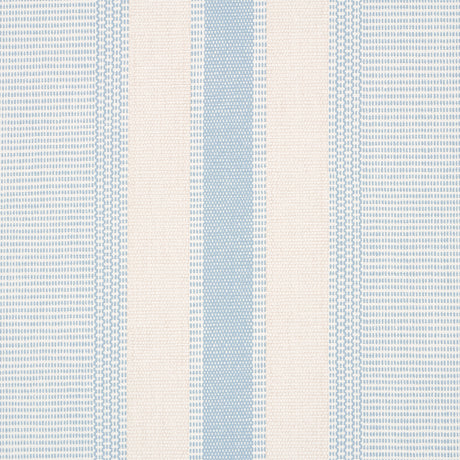Schumacher 5015800 IPALA STRIPE VINYL in SKY Wallpaper - A R