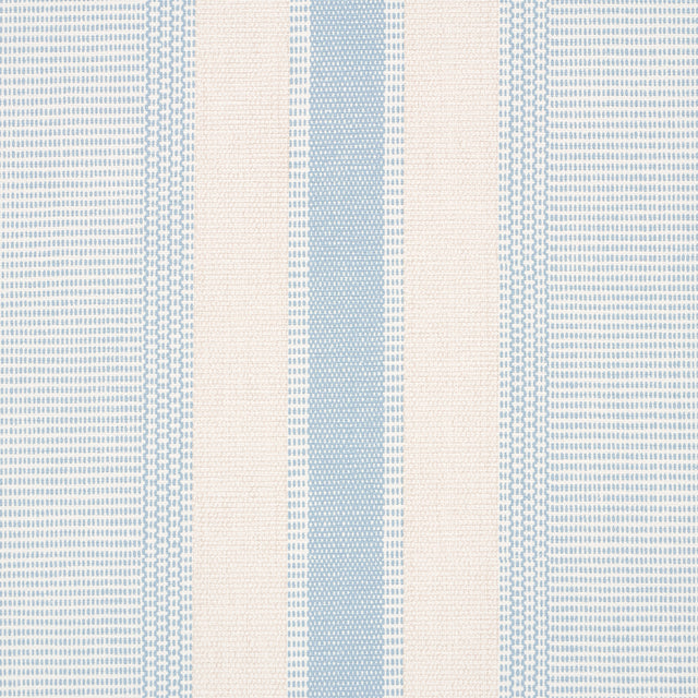 Schumacher 5015800 IPALA STRIPE VINYL in SKY Wallpaper - A R