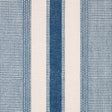 Schumacher 5015801 IPALA STRIPE VINYL in OCEAN Wallpaper - A