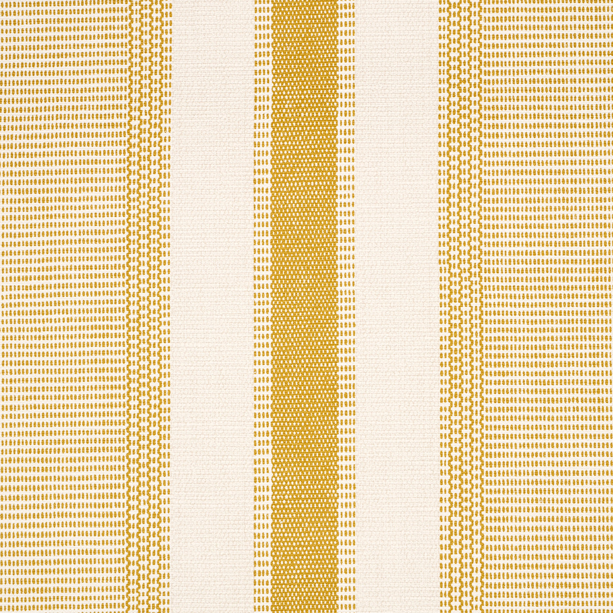 Schumacher 5015804 IPALA STRIPE VINYL in OCHRE Wallpaper - A