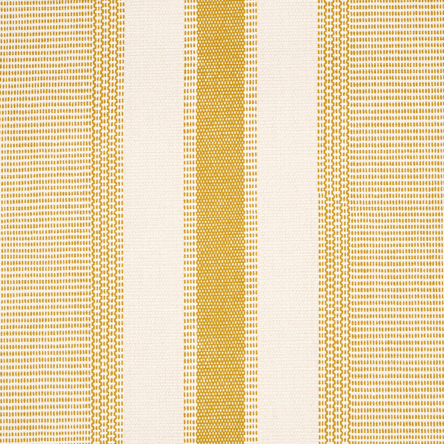 Schumacher 5015804 IPALA STRIPE VINYL in OCHRE Wallpaper - A