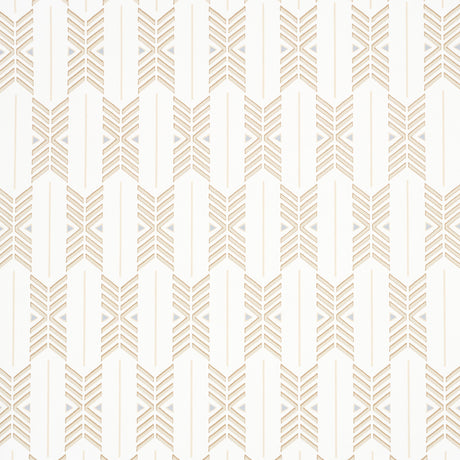 Schumacher Quiver Sesame Wallpaper - Eade's Wallpaper