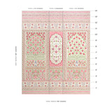 Schumacher Montecito Panel Set Red Wallpaper - Eade's Wallpaper