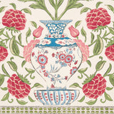 Schumacher Montecito Panel Set Red Wallpaper - Eade's Wallpaper