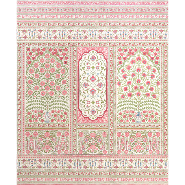 Schumacher Montecito Panel Set Red Wallpaper - Eade's Wallpaper