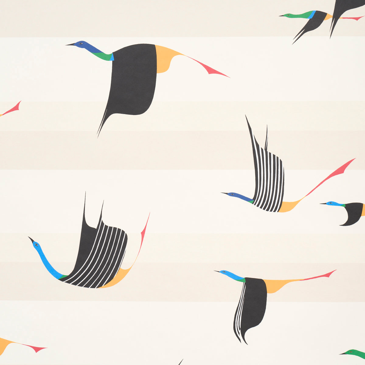 Schumacher Flying West Neutral Wallpaper