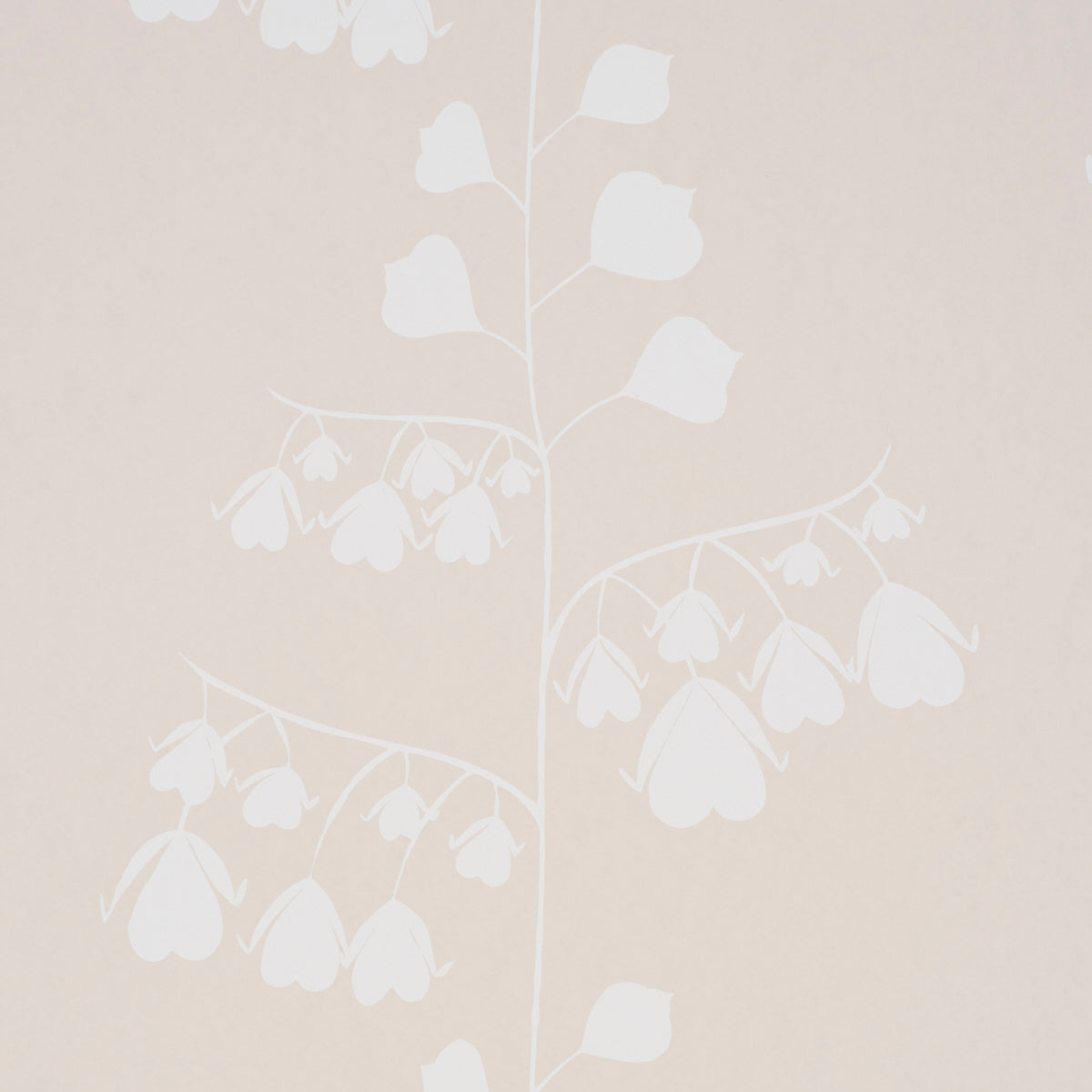 Schumacher Bleeding Hearts Neutral Wallpaper