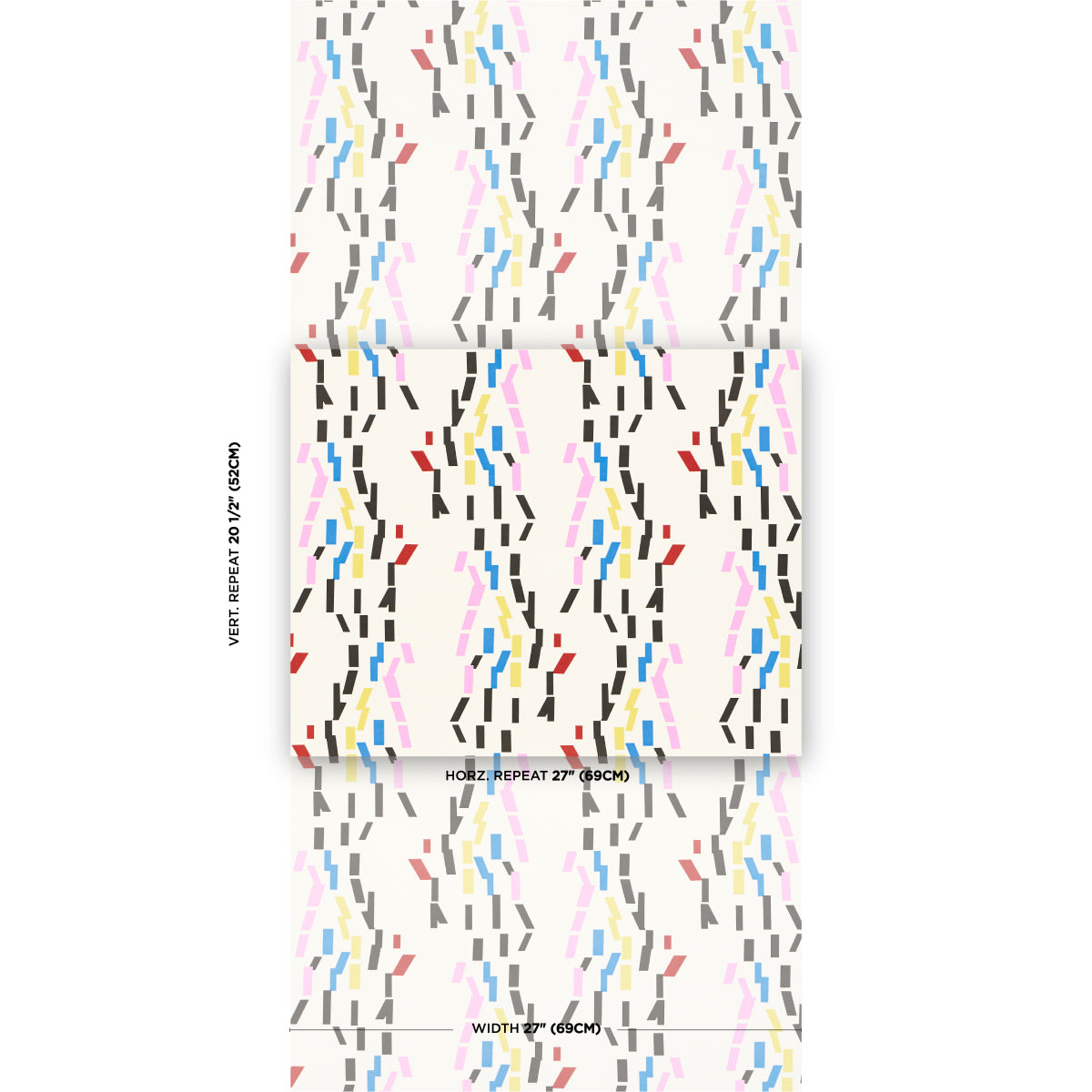 Schumacher Confetti Multi Wallpaper