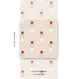 Schumacher Forget Me Dots Neutral Wallpaper