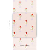 Schumacher Forget Me Dots Pink Wallpaper
