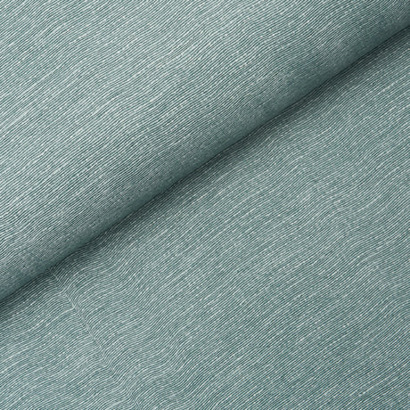 Schumacher Linen Plissé Wallcovering Adriatic Blue Wallpaper - Eade's Wallpaper