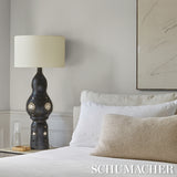 Schumacher Linen Plissé Wallcovering Ivory Wallpaper - Eade's Wallpaper