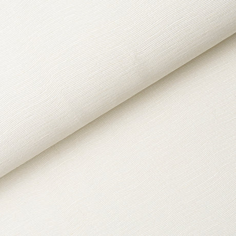 Schumacher Linen Plissé Wallcovering Ivory Wallpaper - Eade's Wallpaper
