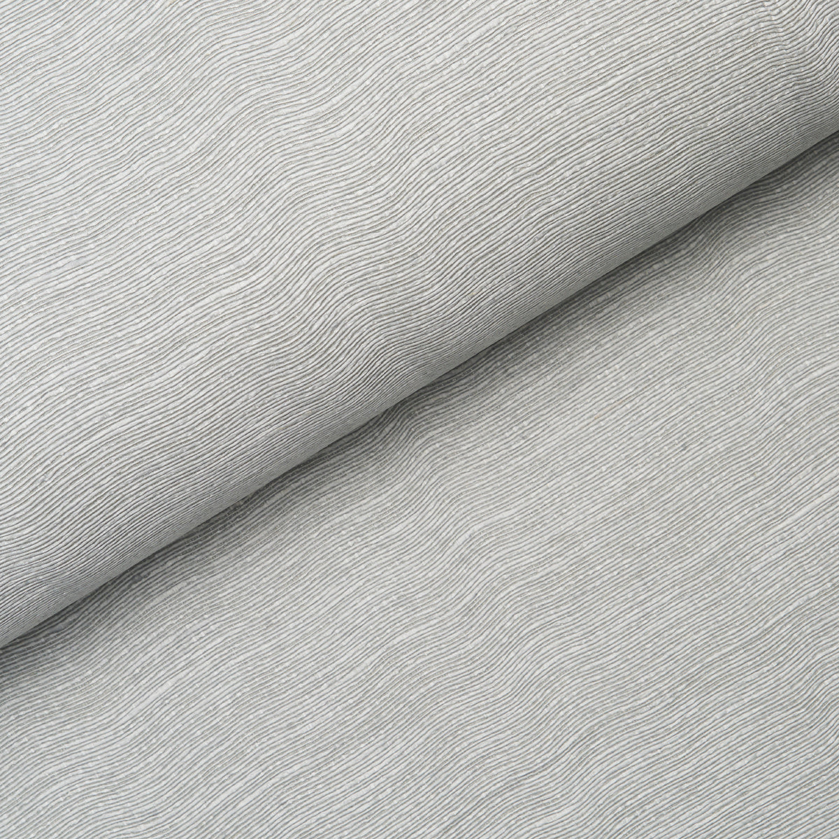 Schumacher Linen Plissé Wallcovering Mist Wallpaper - Eade's Wallpaper